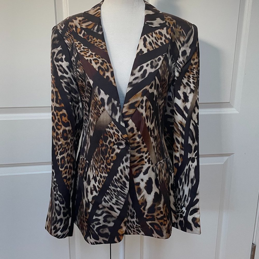 Animal-Print Silk Jacket from KOBI HALPERIN